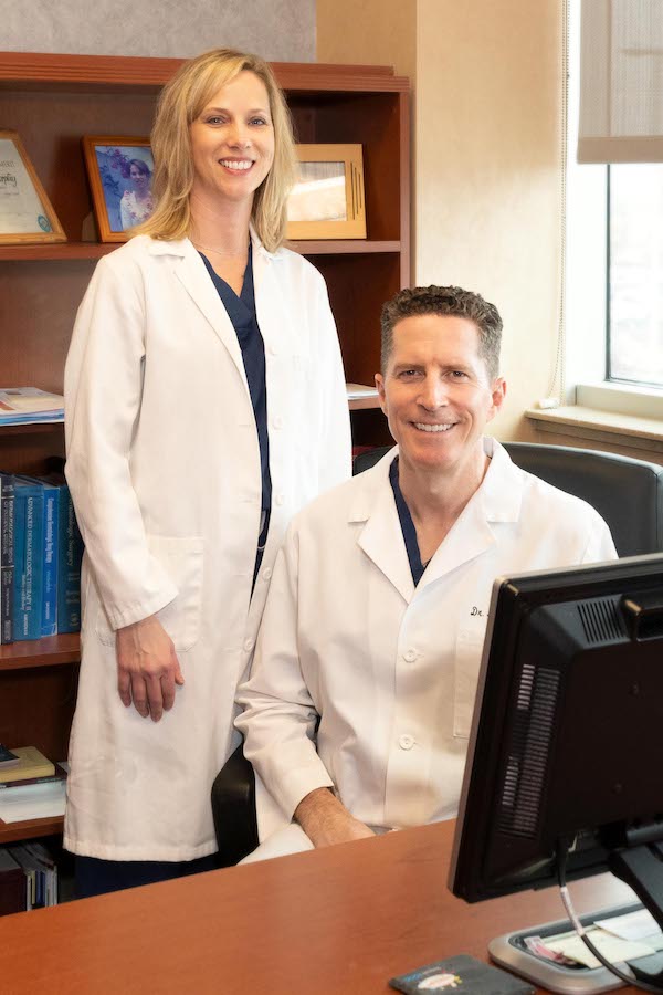 Drs. Michael Murphy MD and Brenda Murphy MD. Founders of the Indiana Skin Cancer Center.